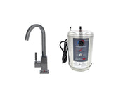 Hot Water Faucet with Contemporary Square Body & Little Gourmet® Premium Hot Water Tank